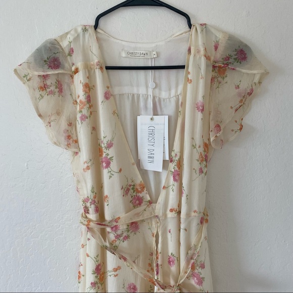 *RARE* NEW Christy Dawn Silk Autumn Dress size XS - Picture 4 of 6